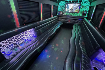 Pasadena Limo Bus Interior
