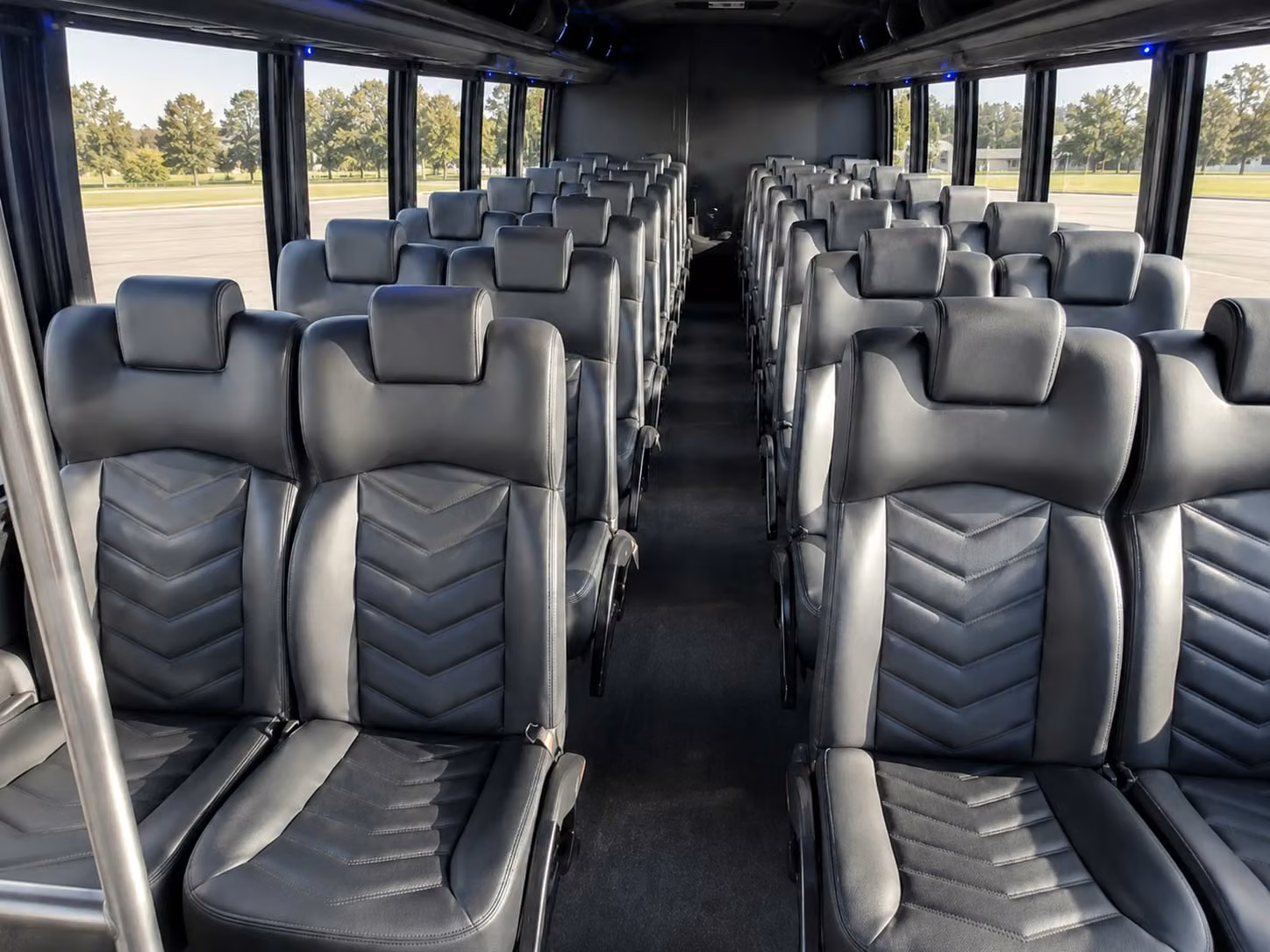 20 passenger minibus interior