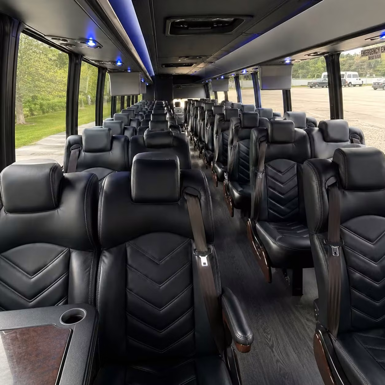 28 passenger minibus interior