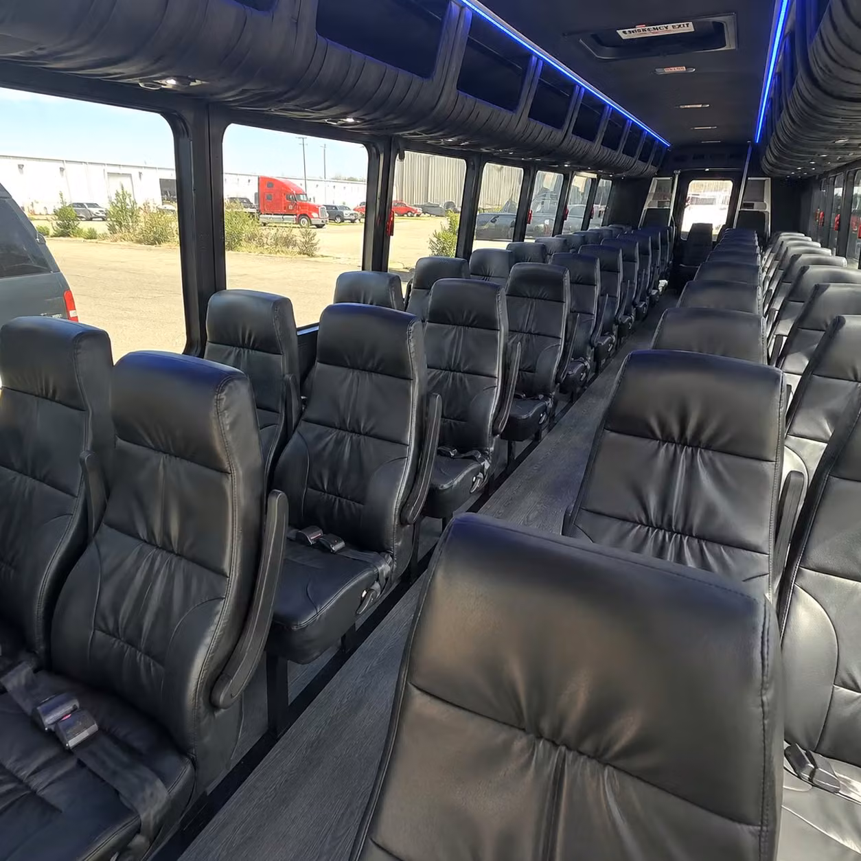 30 passenger minibus interior
