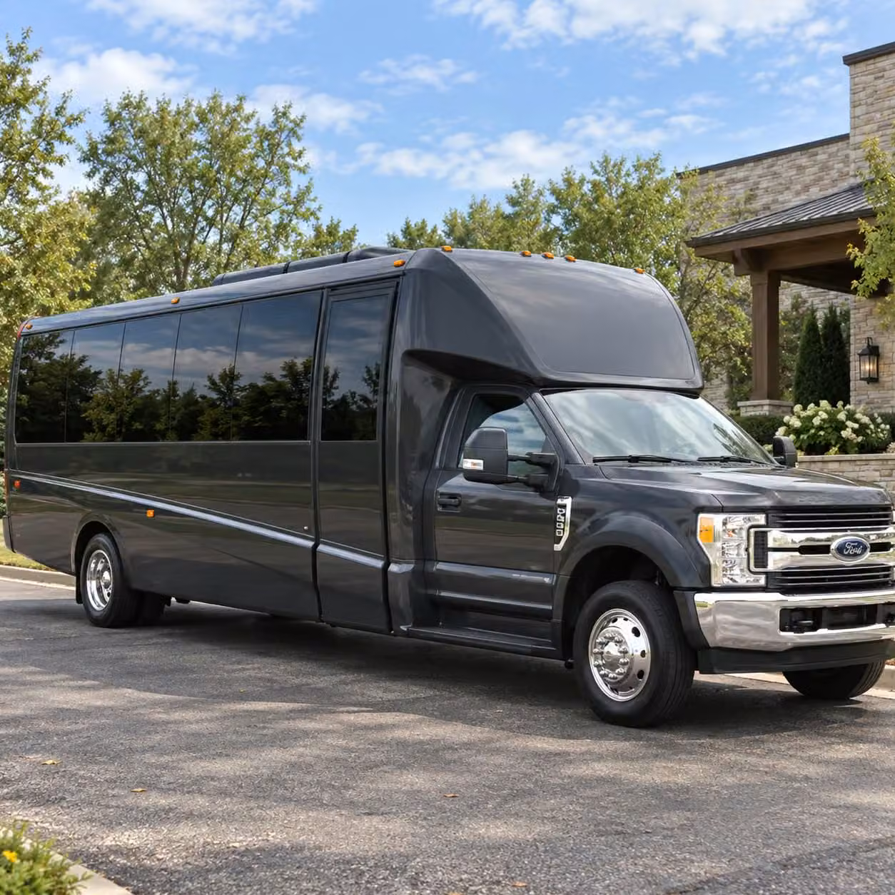 minibus and charter bus rentals for pasadena wedding receptions