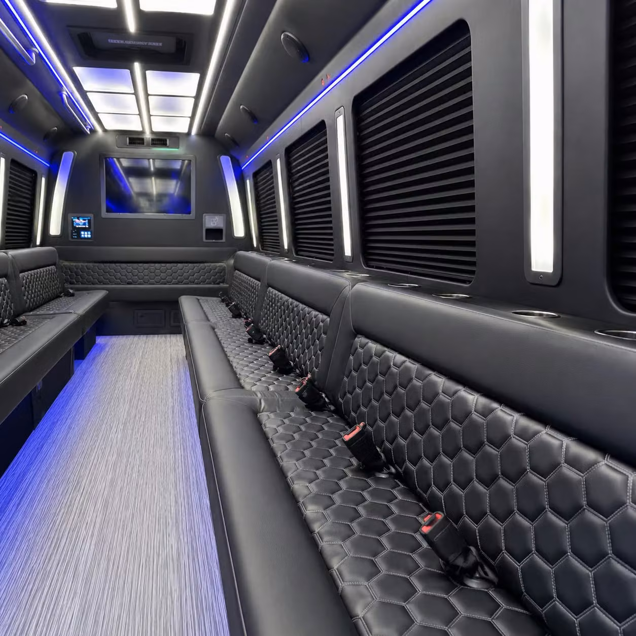 party bus interior