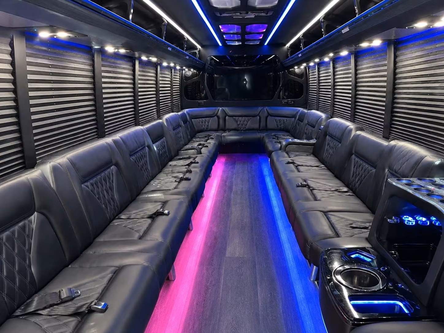 wedding party bus rentals and bachelorette transportation in pasadena